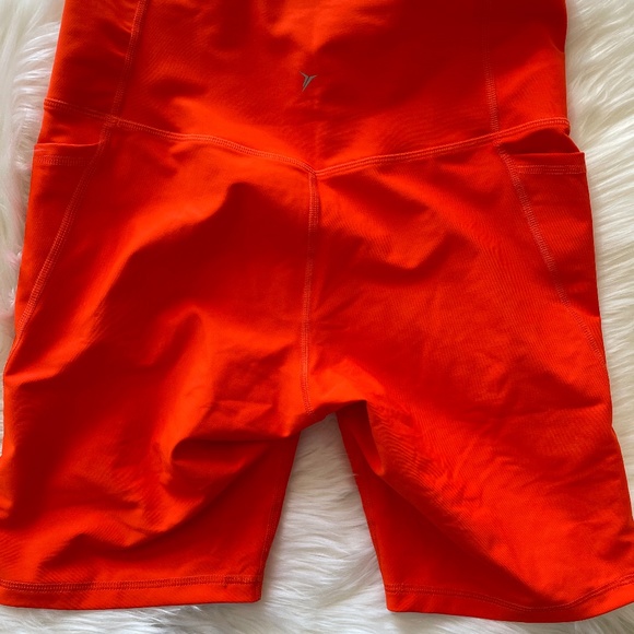 OLD NAVY High-Waisted Orange Bike Shorts - Picture 7 of 11